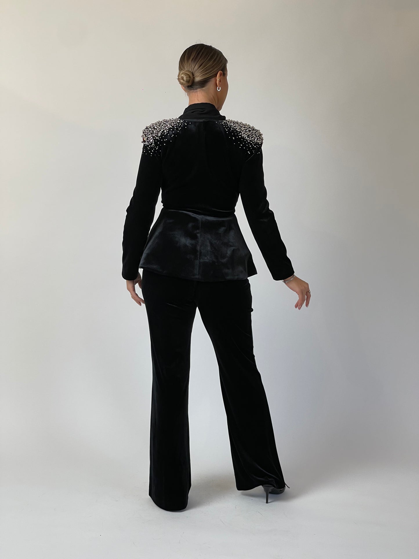 Velvet Embellished Suit