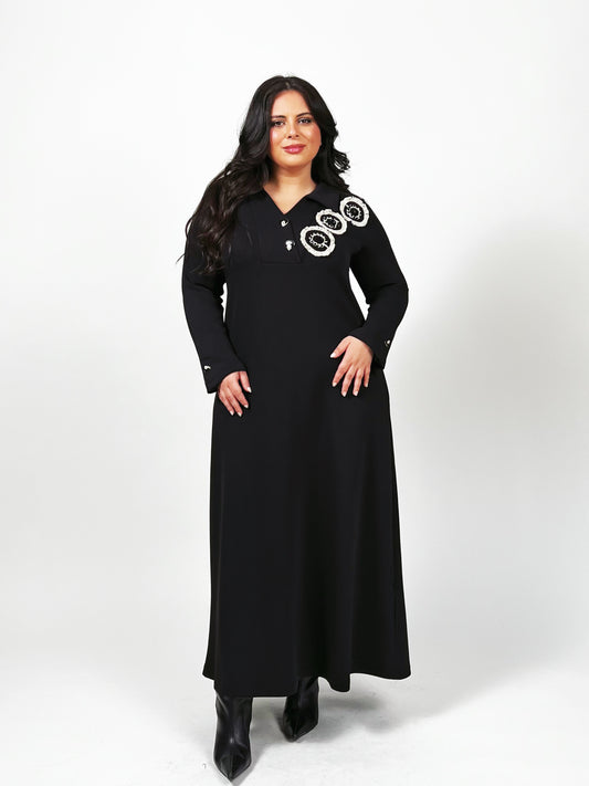 The Crochet Noir Dress