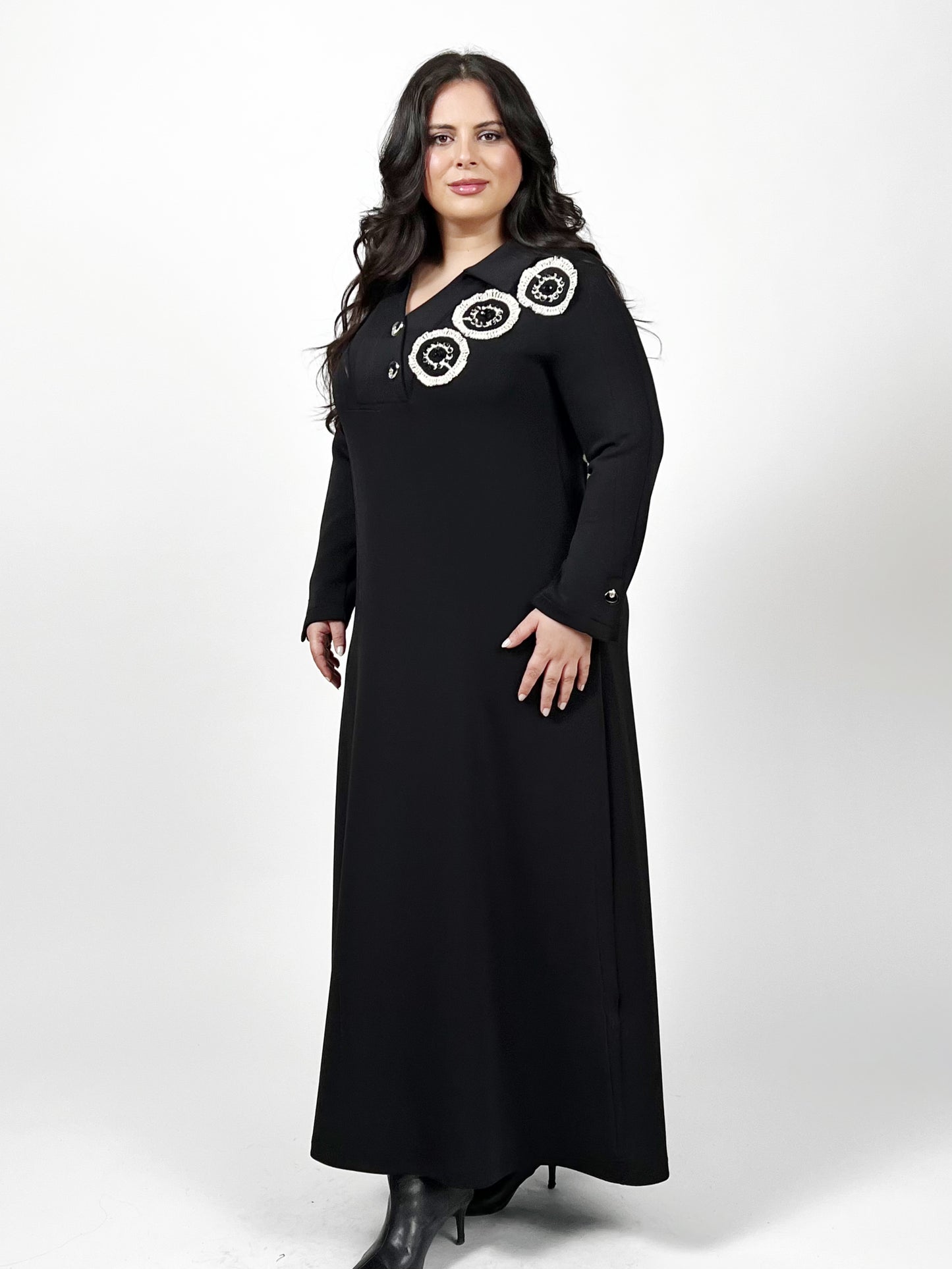 The Crochet Noir Dress