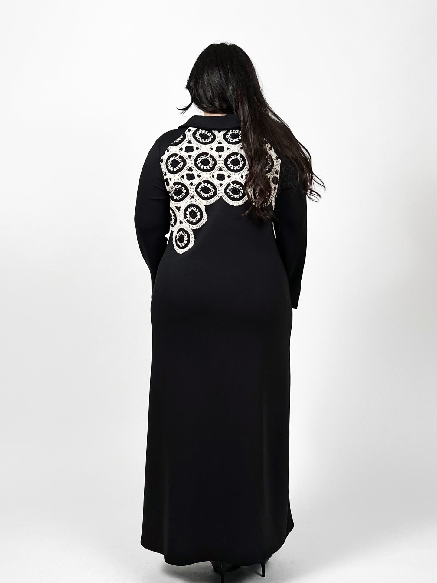 The Crochet Noir Dress