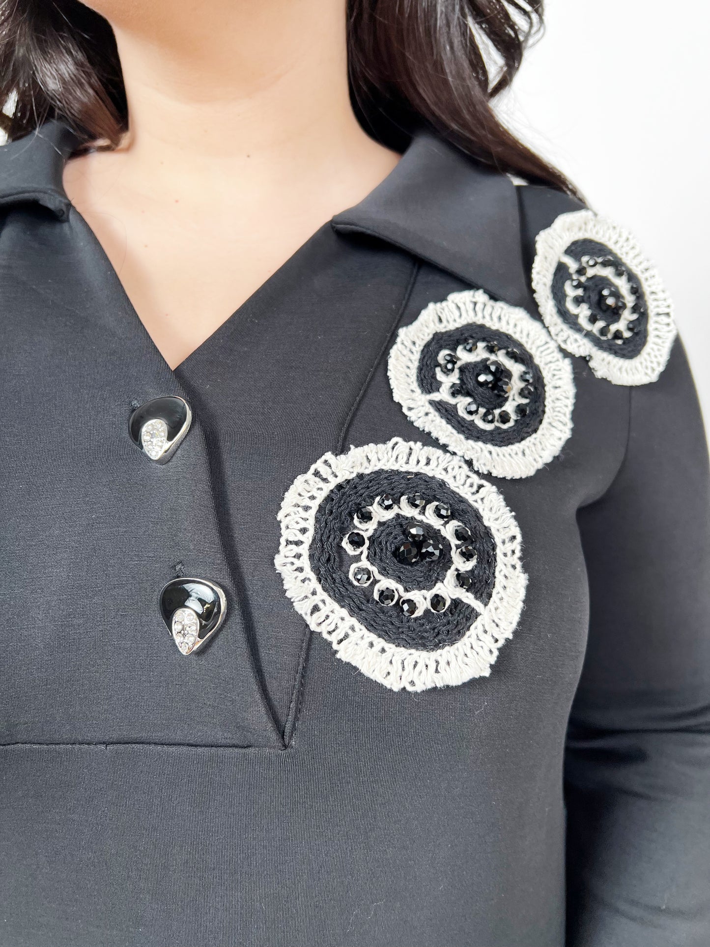 The Crochet Noir Dress