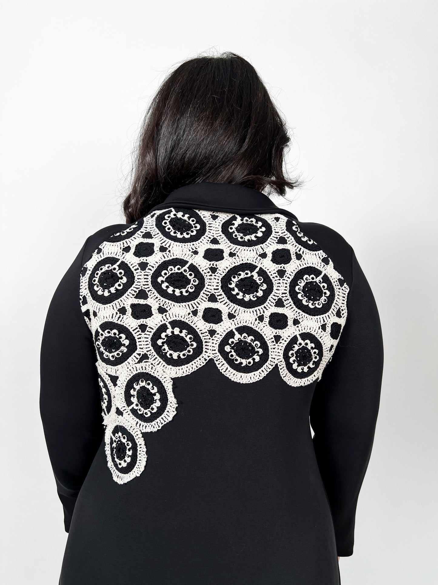 The Crochet Noir Dress