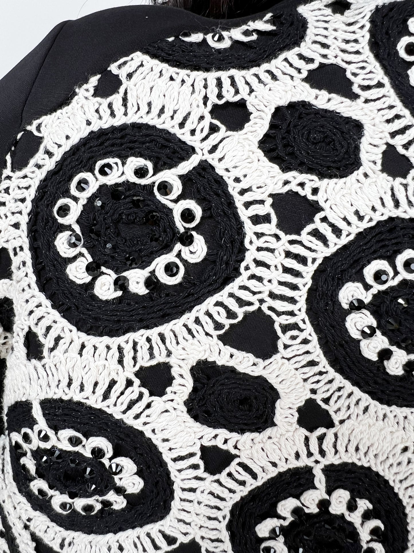 The Crochet Noir Dress