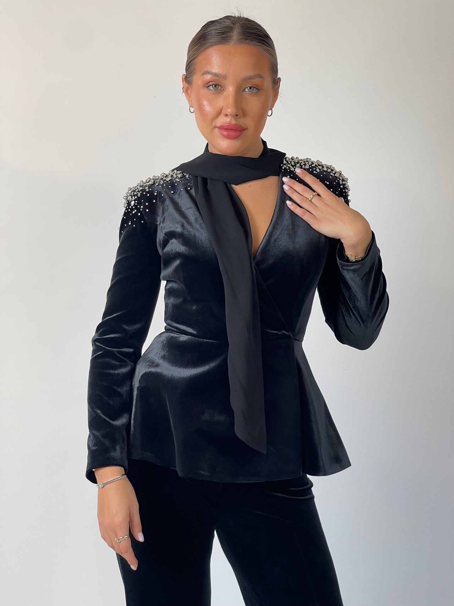 Velvet Embellished Suit