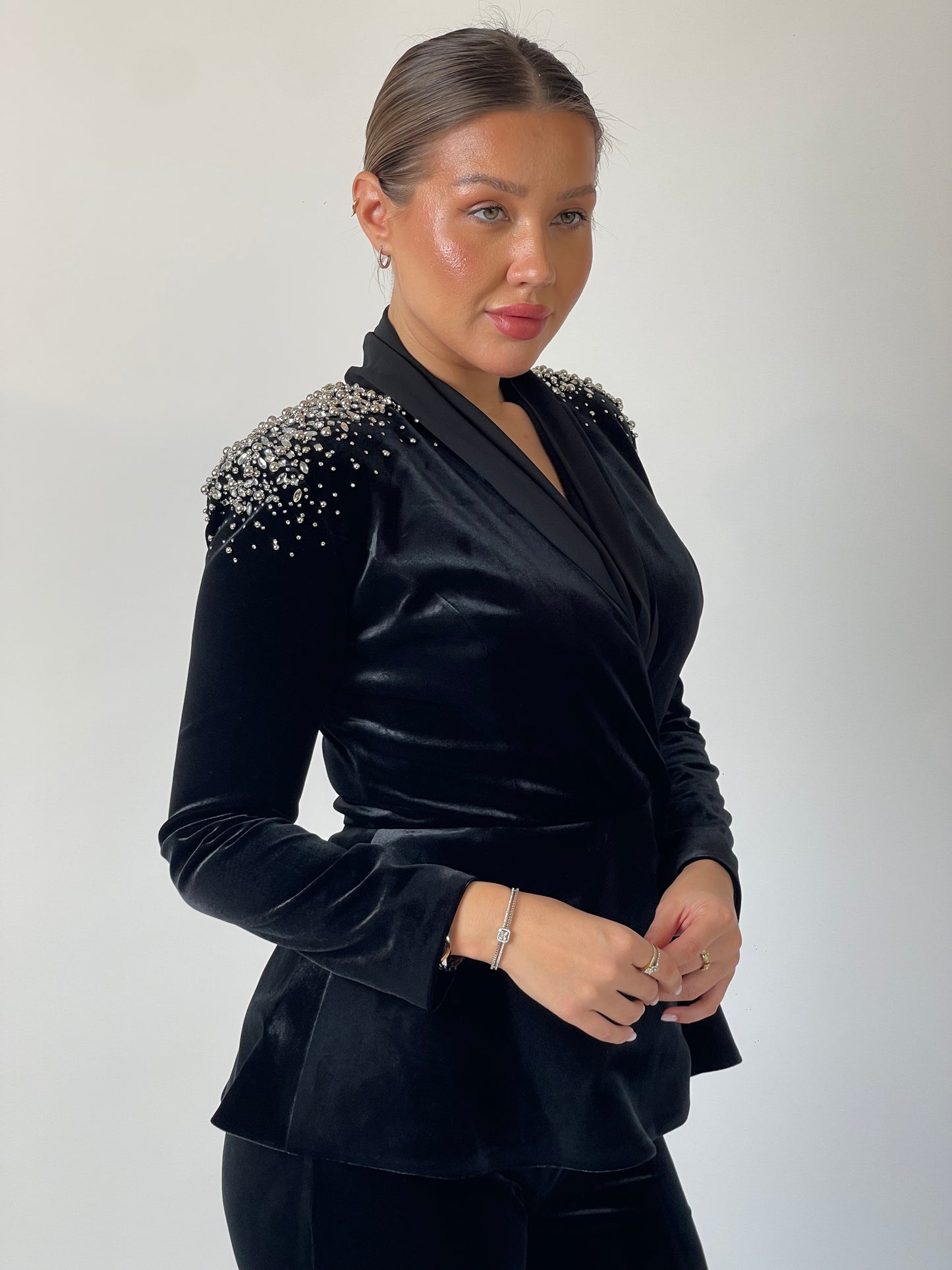 Velvet Embellished Suit