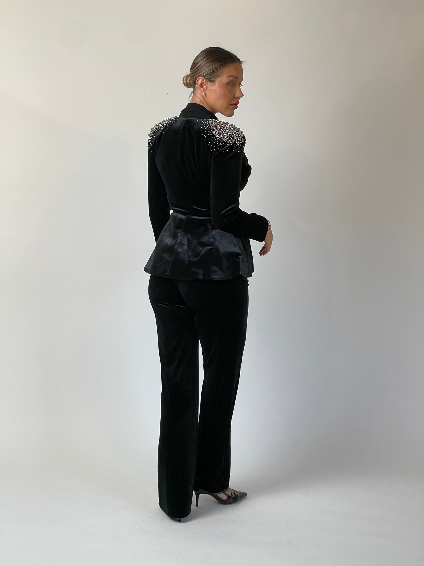 Velvet Embellished Suit