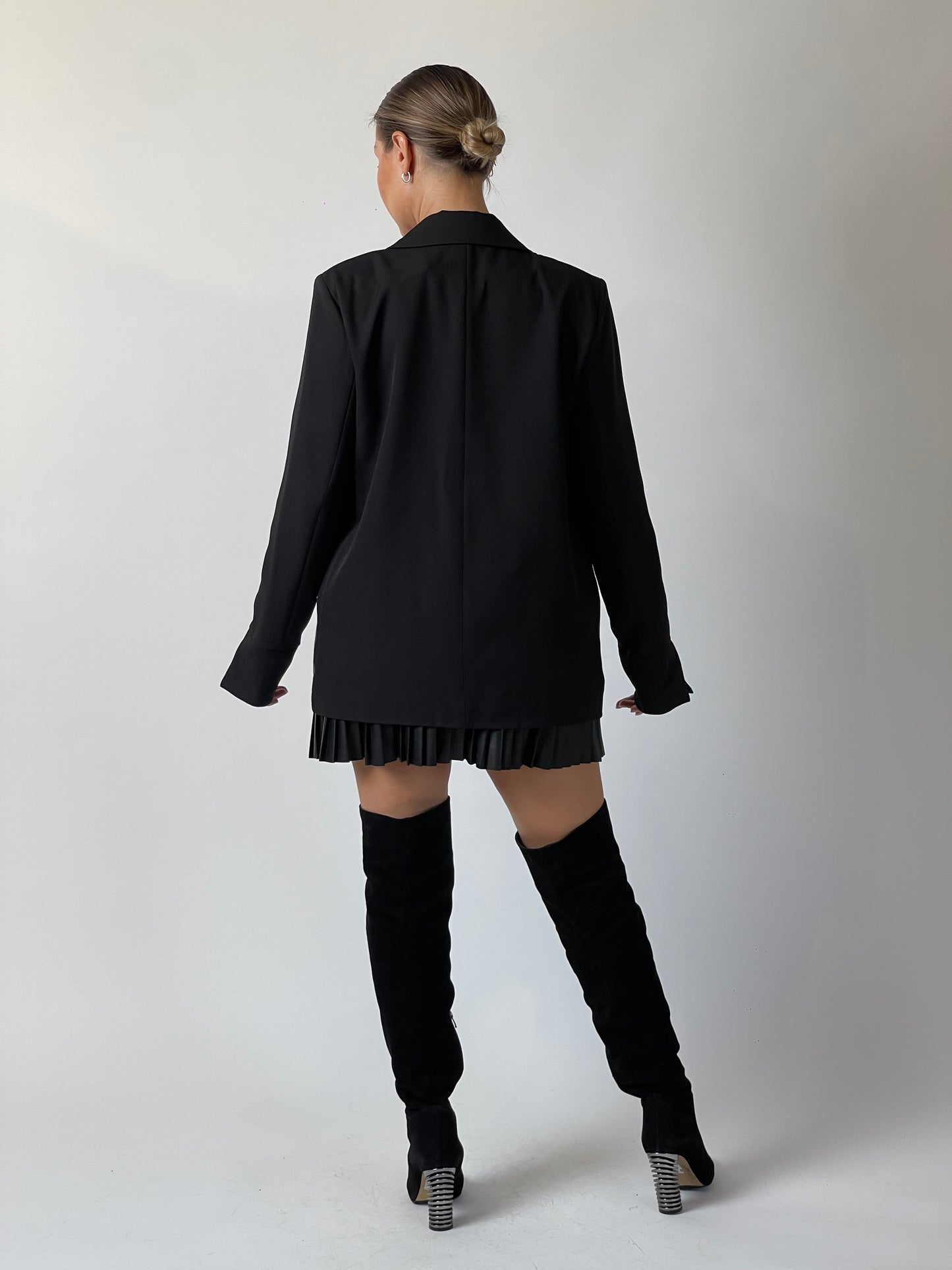 Hybrid Denim Blazer Vest