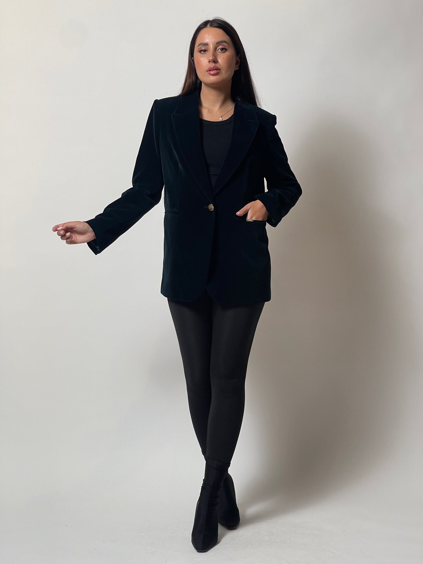 Classic Velvet Blazer