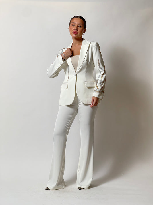 Celeste White Suit