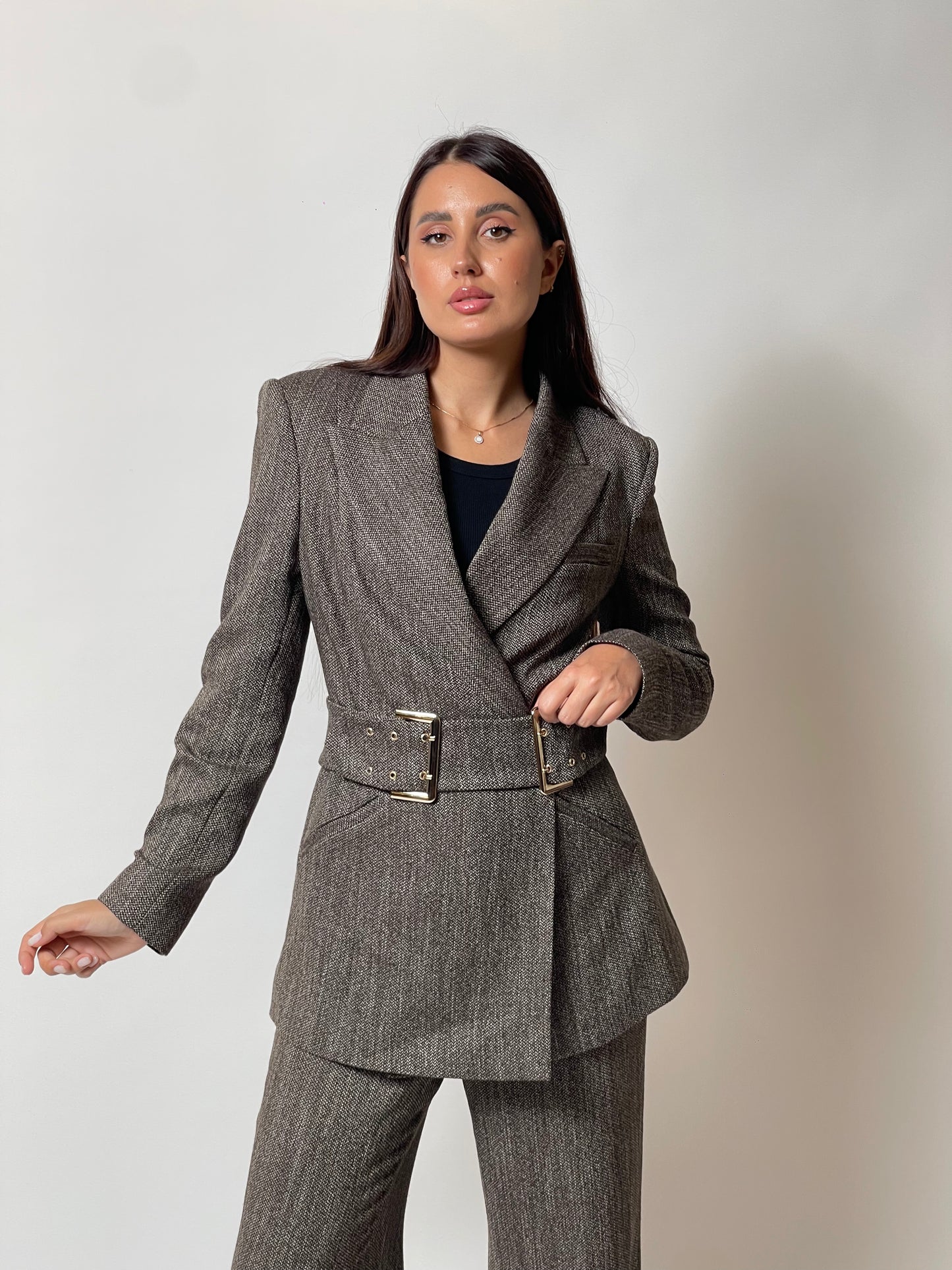 Metallic Tailored Set