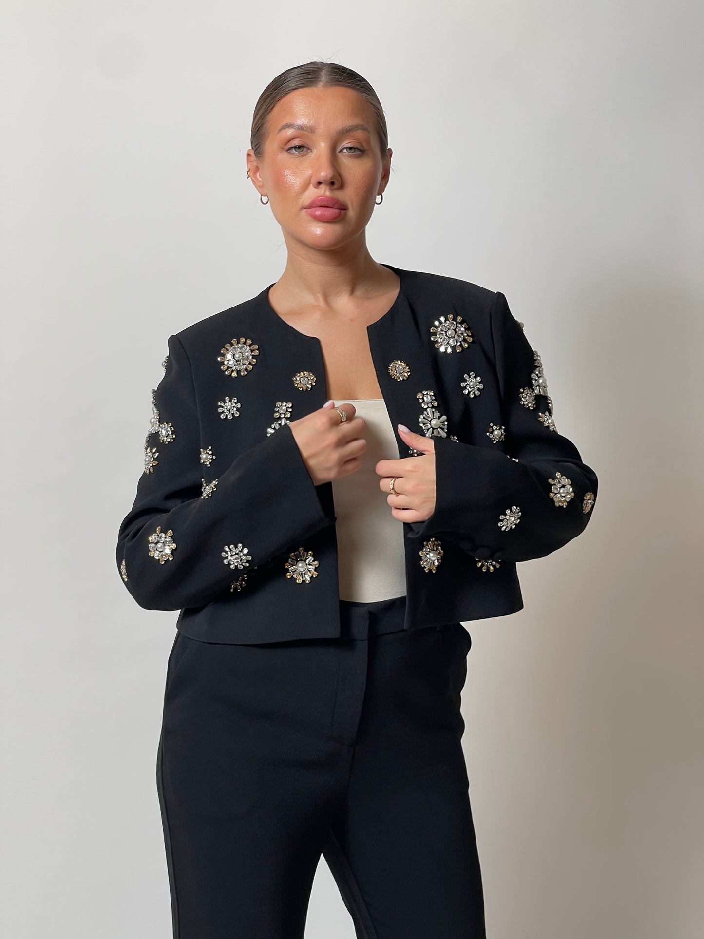 Crystal Embellished Suit